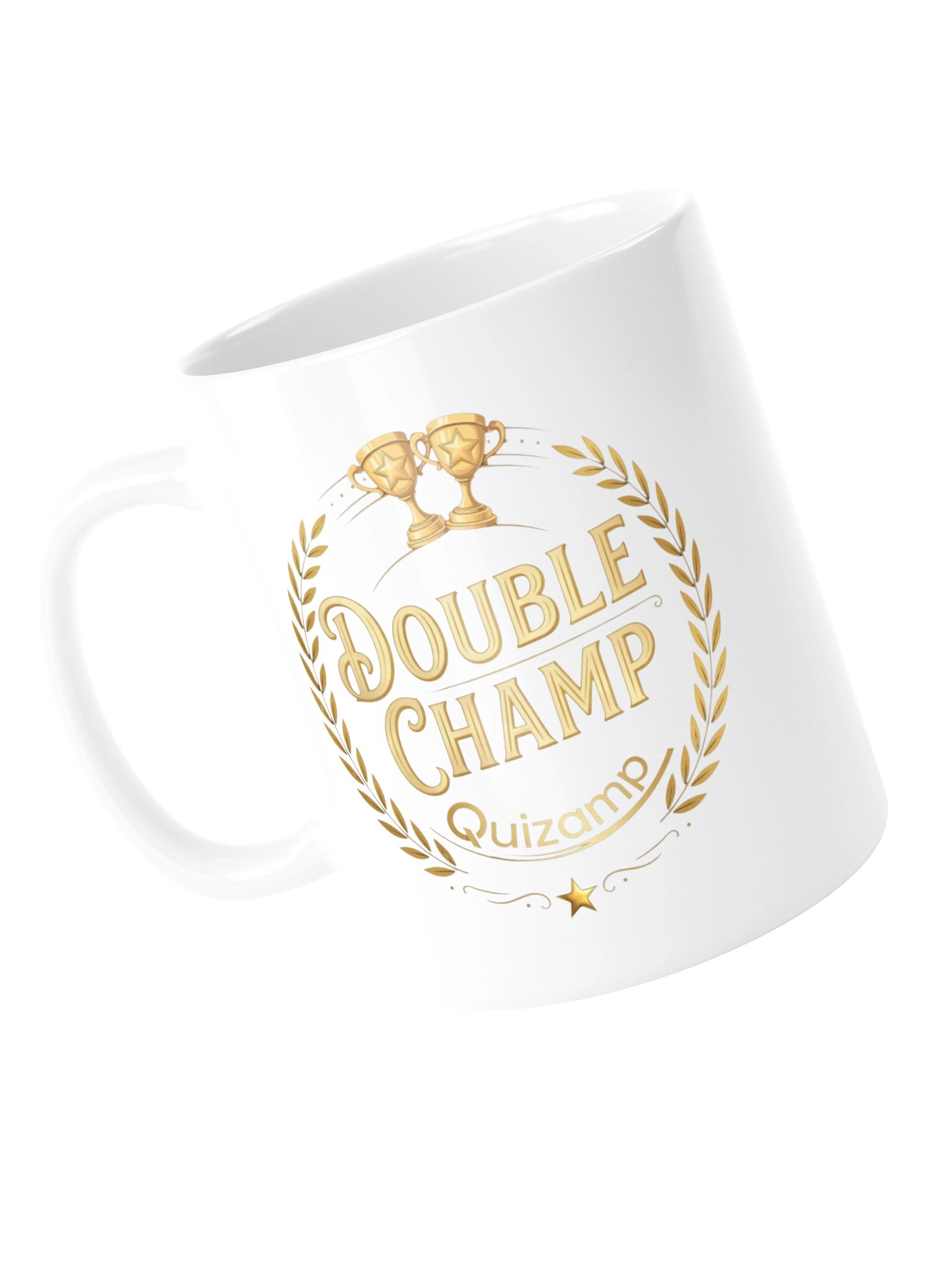 "Double Champ" Quizamp Mug - White (11oz) product image (5)