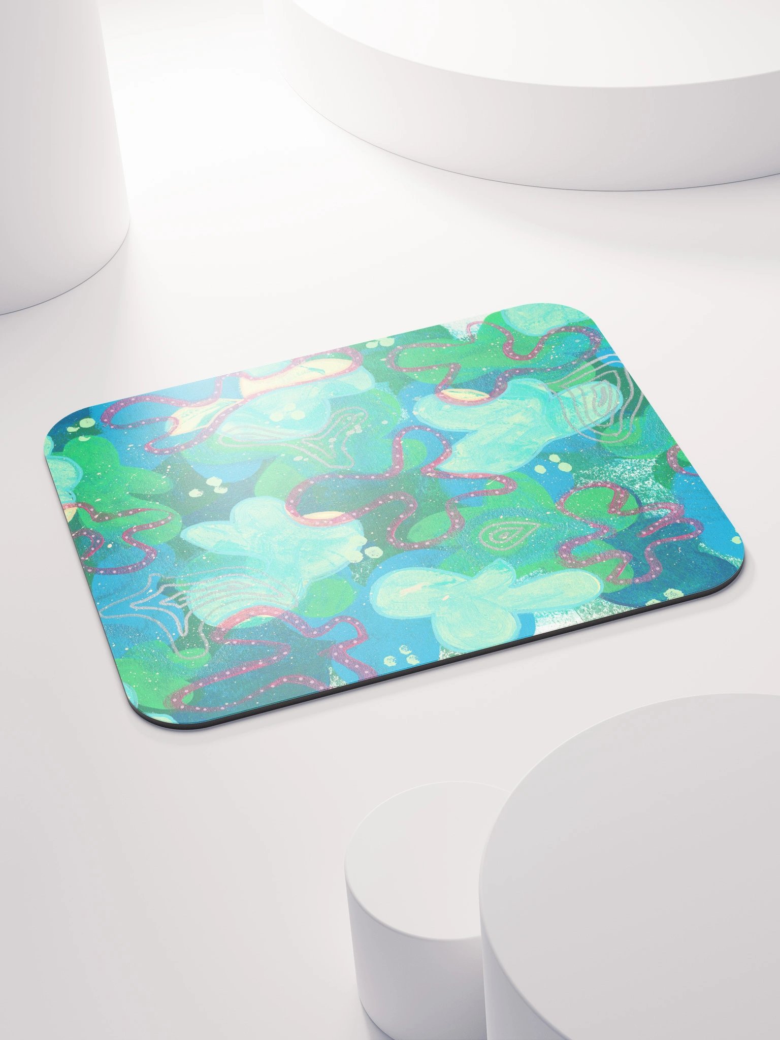 Lily Pad Blobs Classic Mouse Pad product image (4)