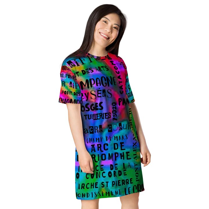 PARIS WORDS - T-SHIRT DRESS product image (1)