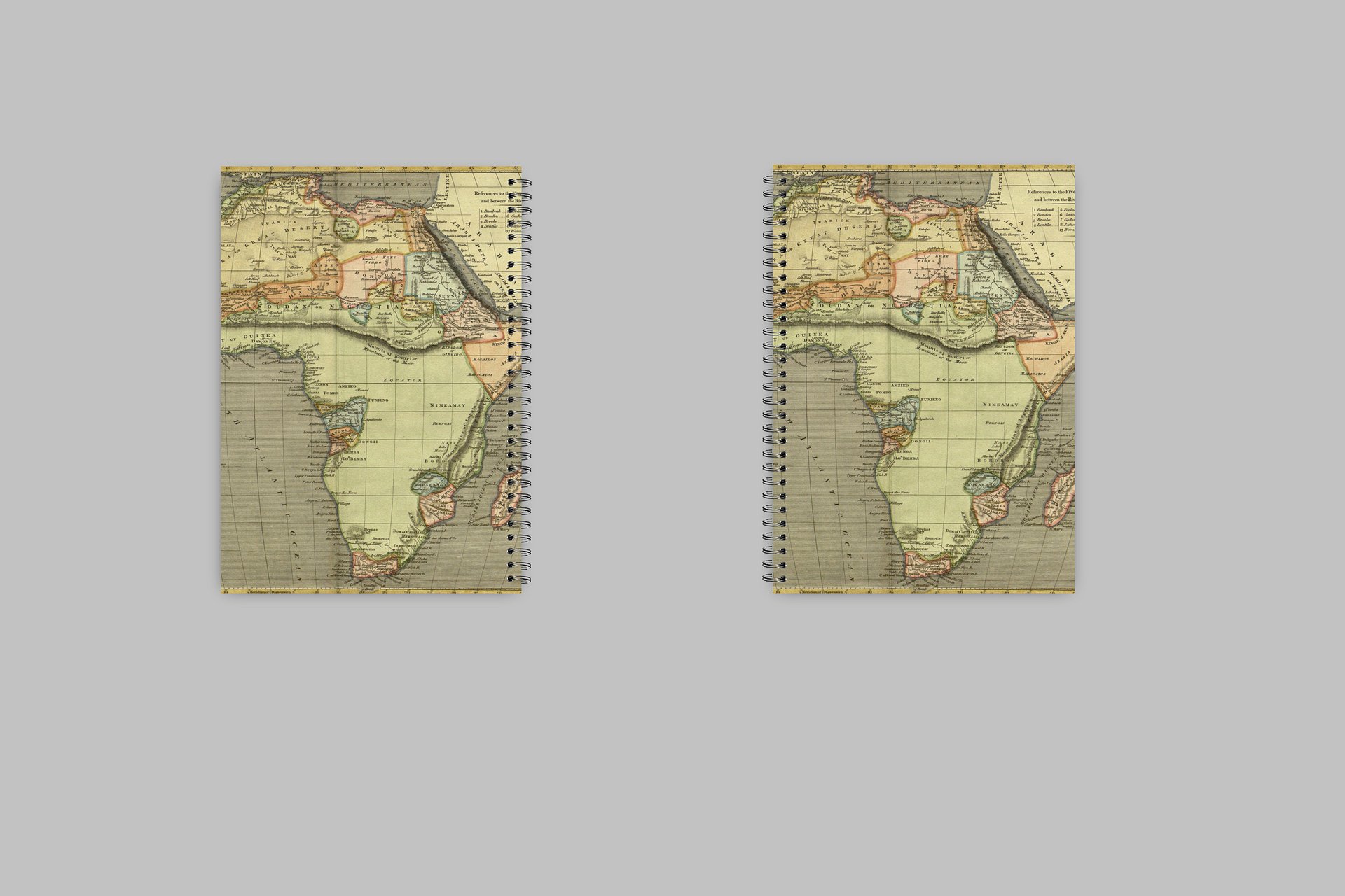 World Traveler Notebook Cover: South Atlantic Ocean product image (3)