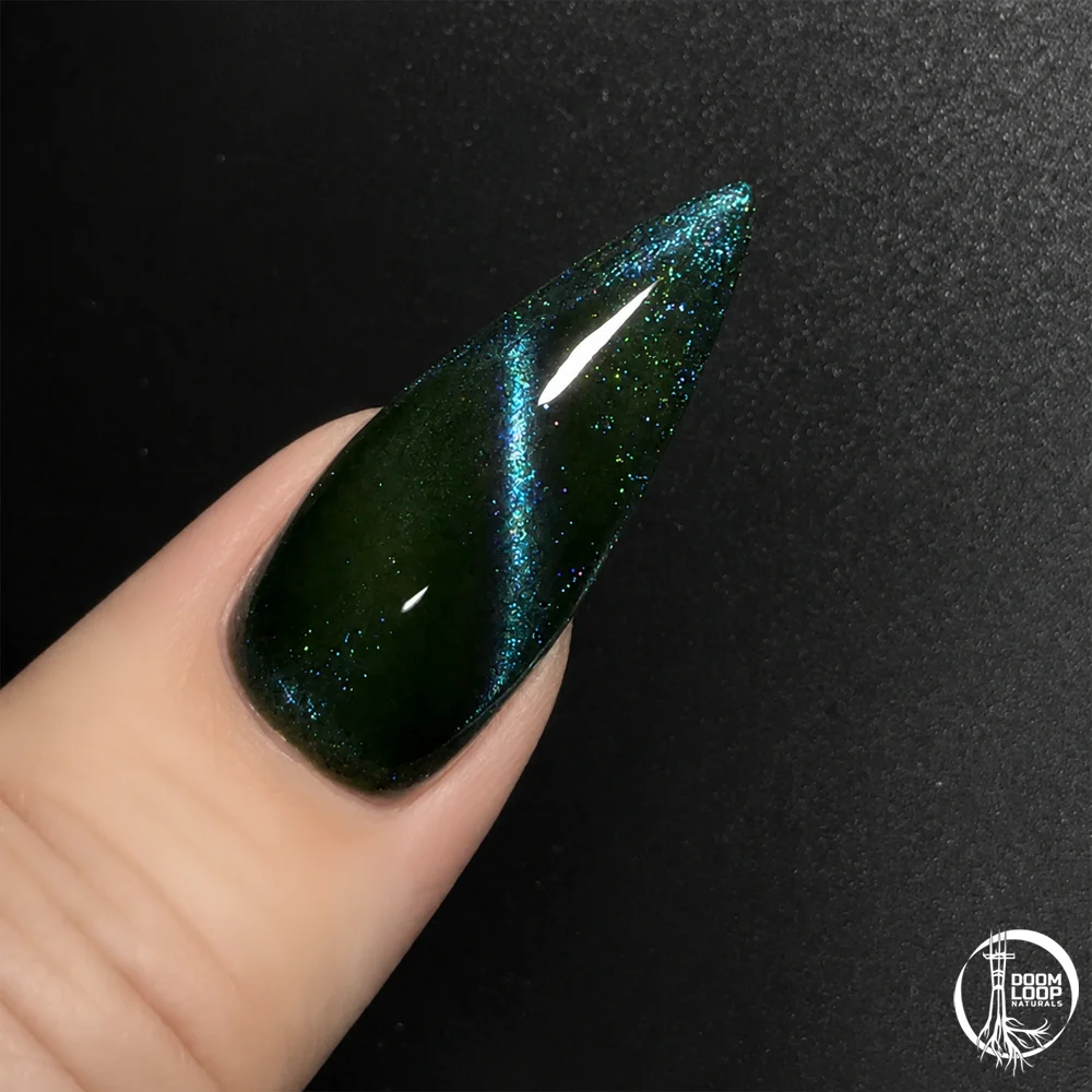 POOL MOOD - Green Teal and Violet High Contrast Magnetic Nail Polish product image (6)