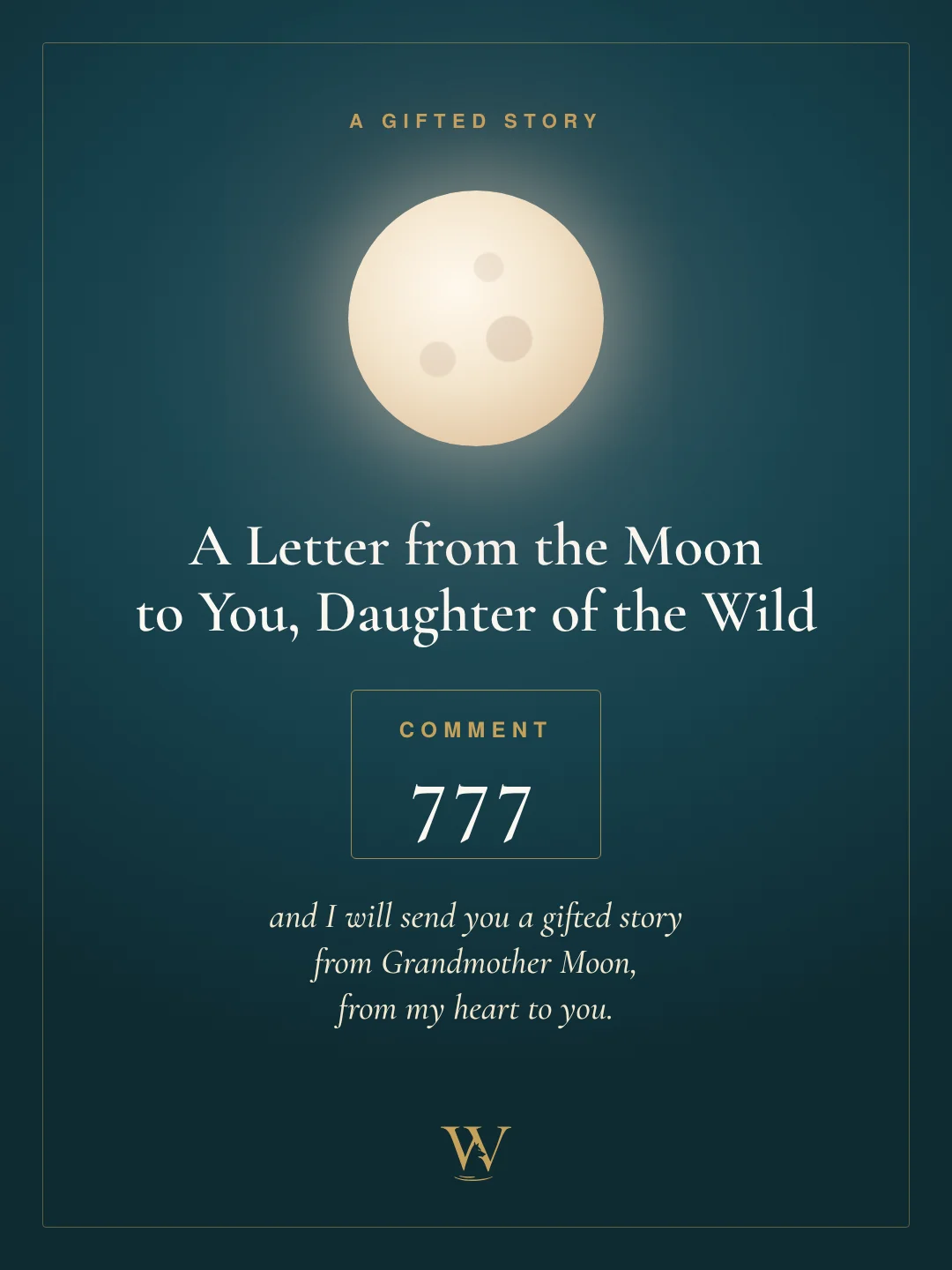 Letter from the Grandmother Moon - Gift From Katie product image (1)