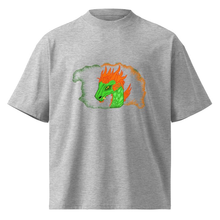 Dragonfire Organic Oversized T-Shirt product image (1)