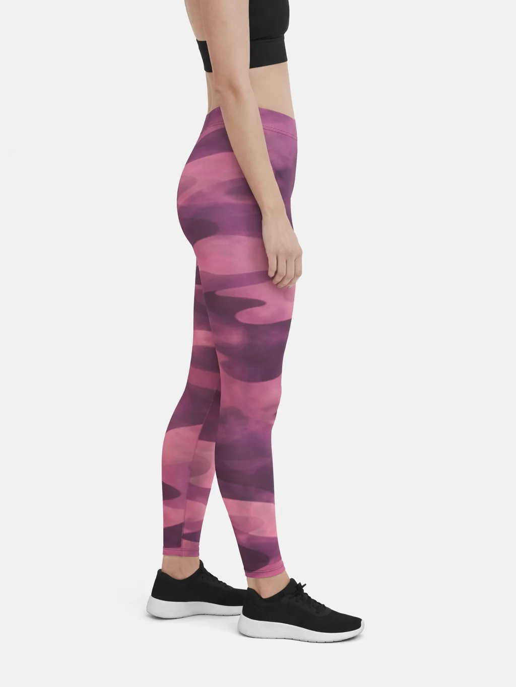 Fluidity Pink & Purple All-Over Print Leggings product image (3)