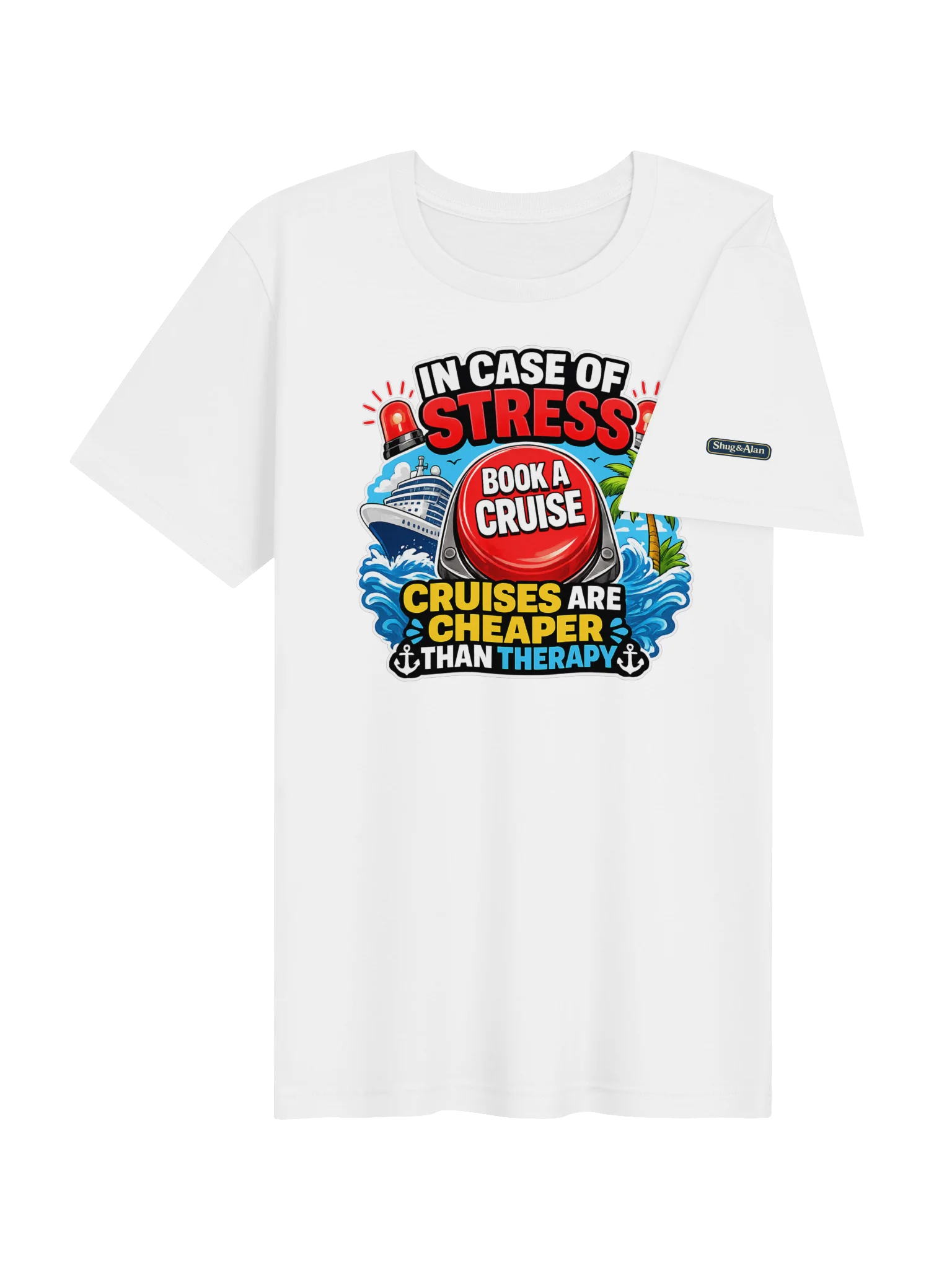 Cruises Are Cheaper Therapy T-Shirt product image (84)