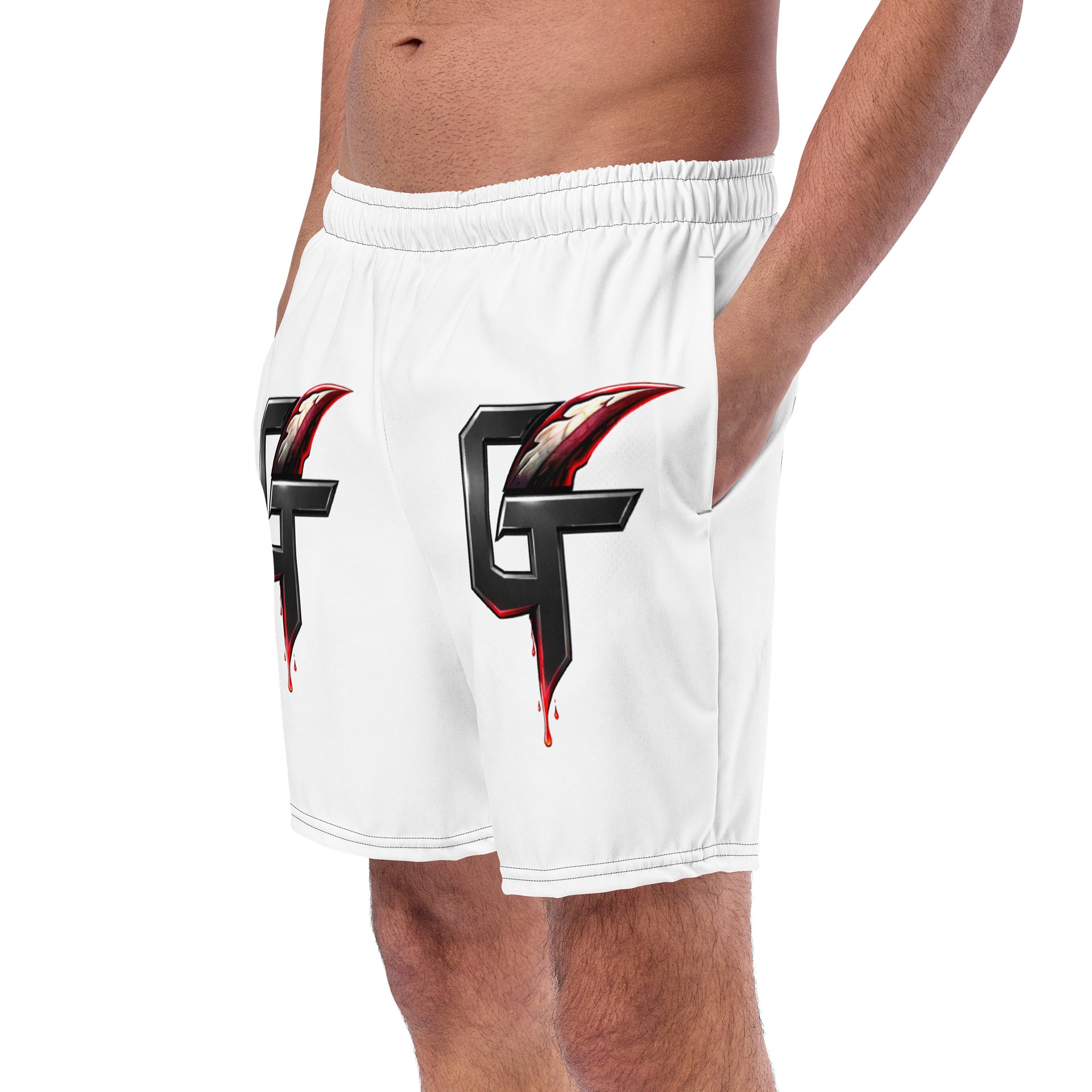 GnarlyToenail Logo Men's Swim Trunks product image (2)