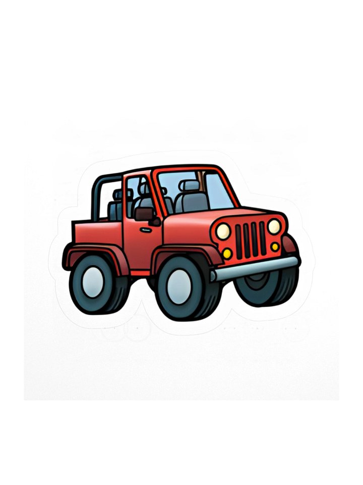 "JK" Off-Road Adventure Kiss Cut Stickers product image (1)