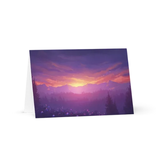 Sunset Greeting Card product image (1)