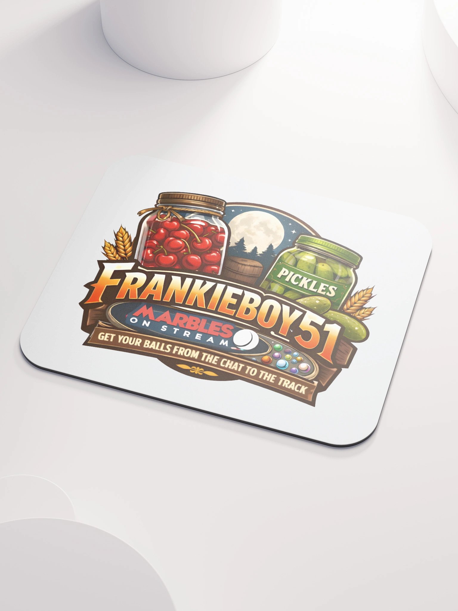 Pickle and Cherry Mouse pad product image (3)