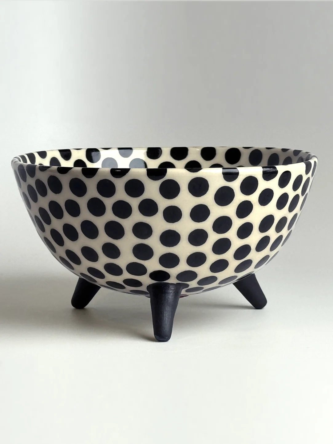 Black Leg Dot Bowl product image (1)