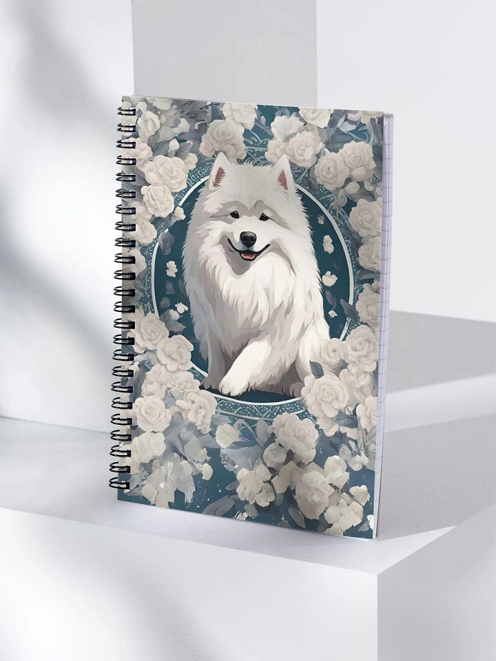 Vintage Samoyed Spiral Notebook product image (1)