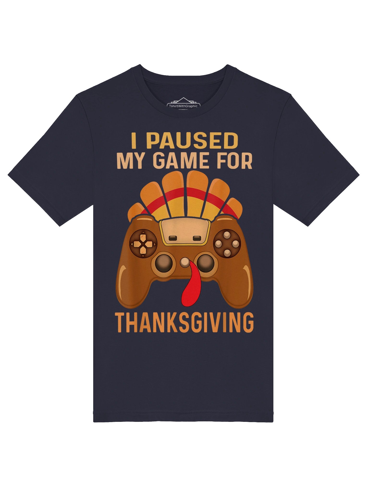 Happy Thanksgiving gaming fall Turkey gamer T-Shirt product image (5)