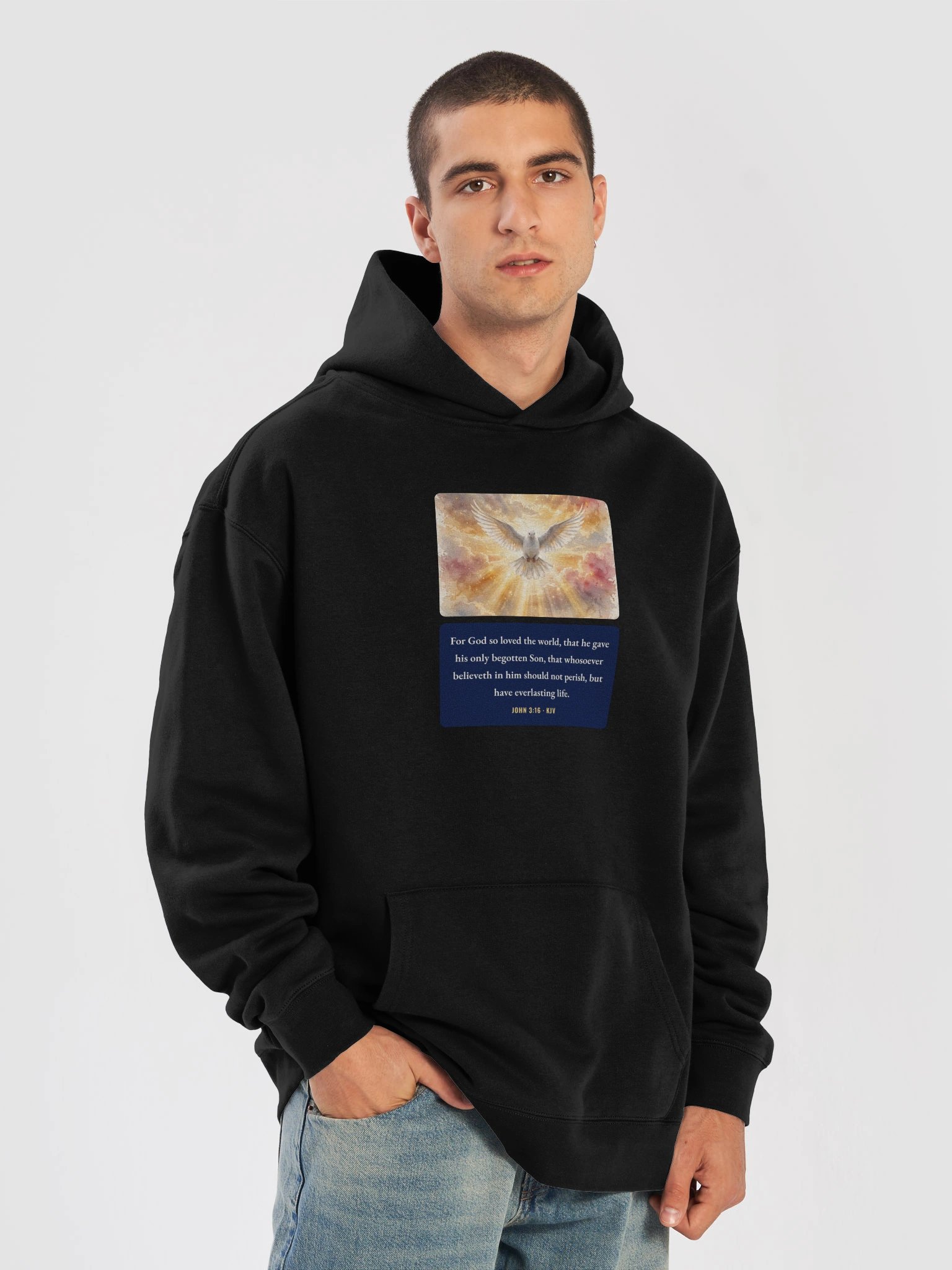 For God So Loved the World — John 3:16 Hoodie product image (7)