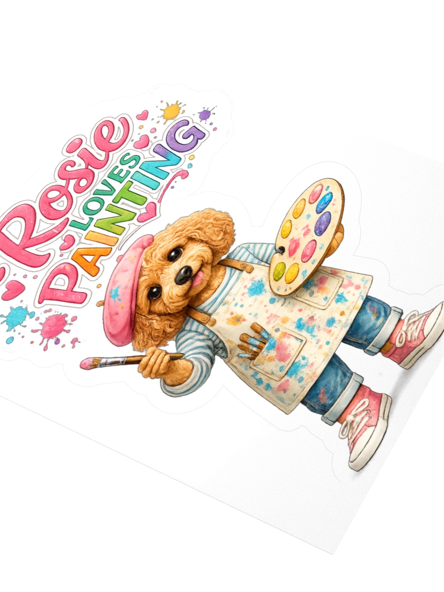 Rosie Loves Painting Sticker product image (3)