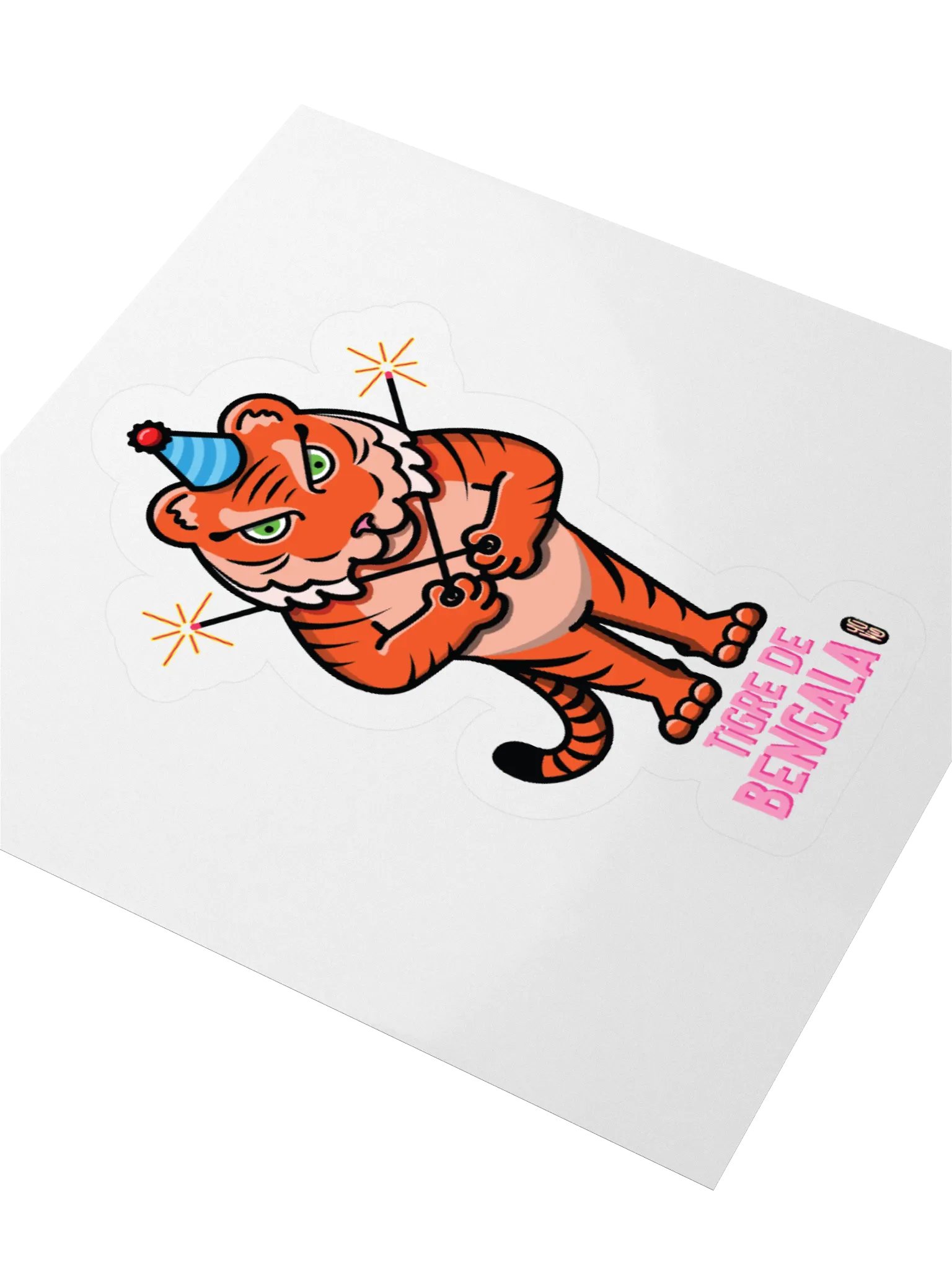 Tigre de Bengala - Sticker (Kiss Cut) product image (3)