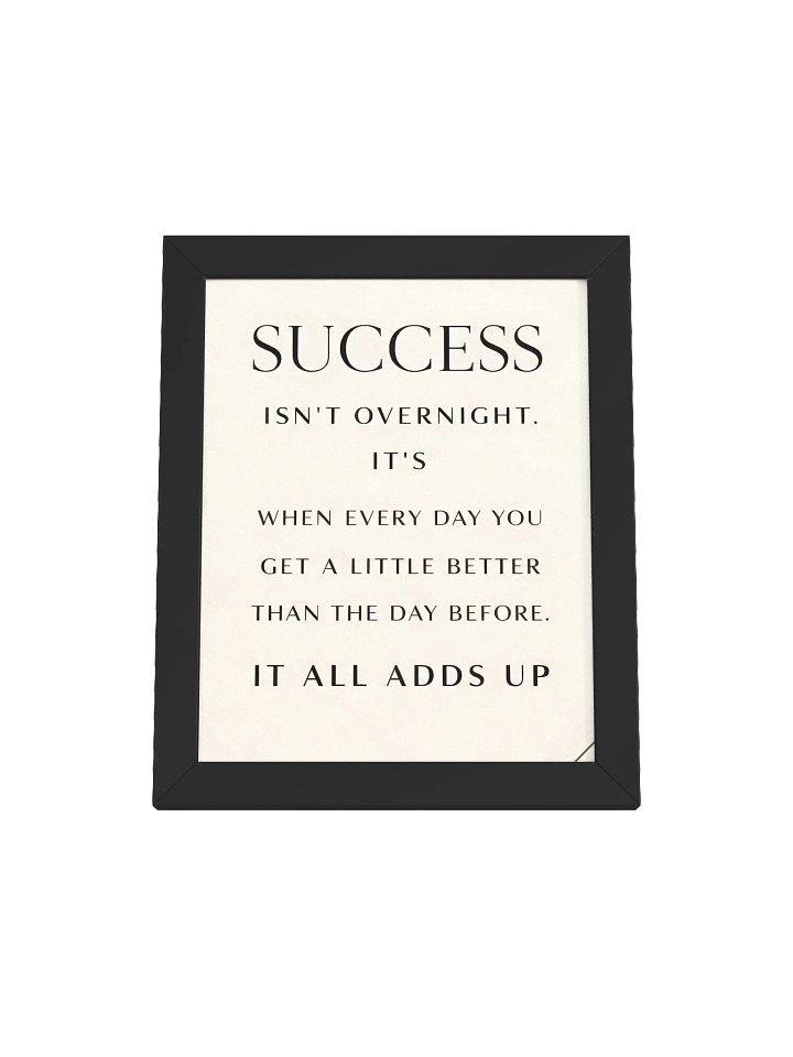 Success Is Built Daily – A Modern Reminder That Progress Adds Up product image (1)