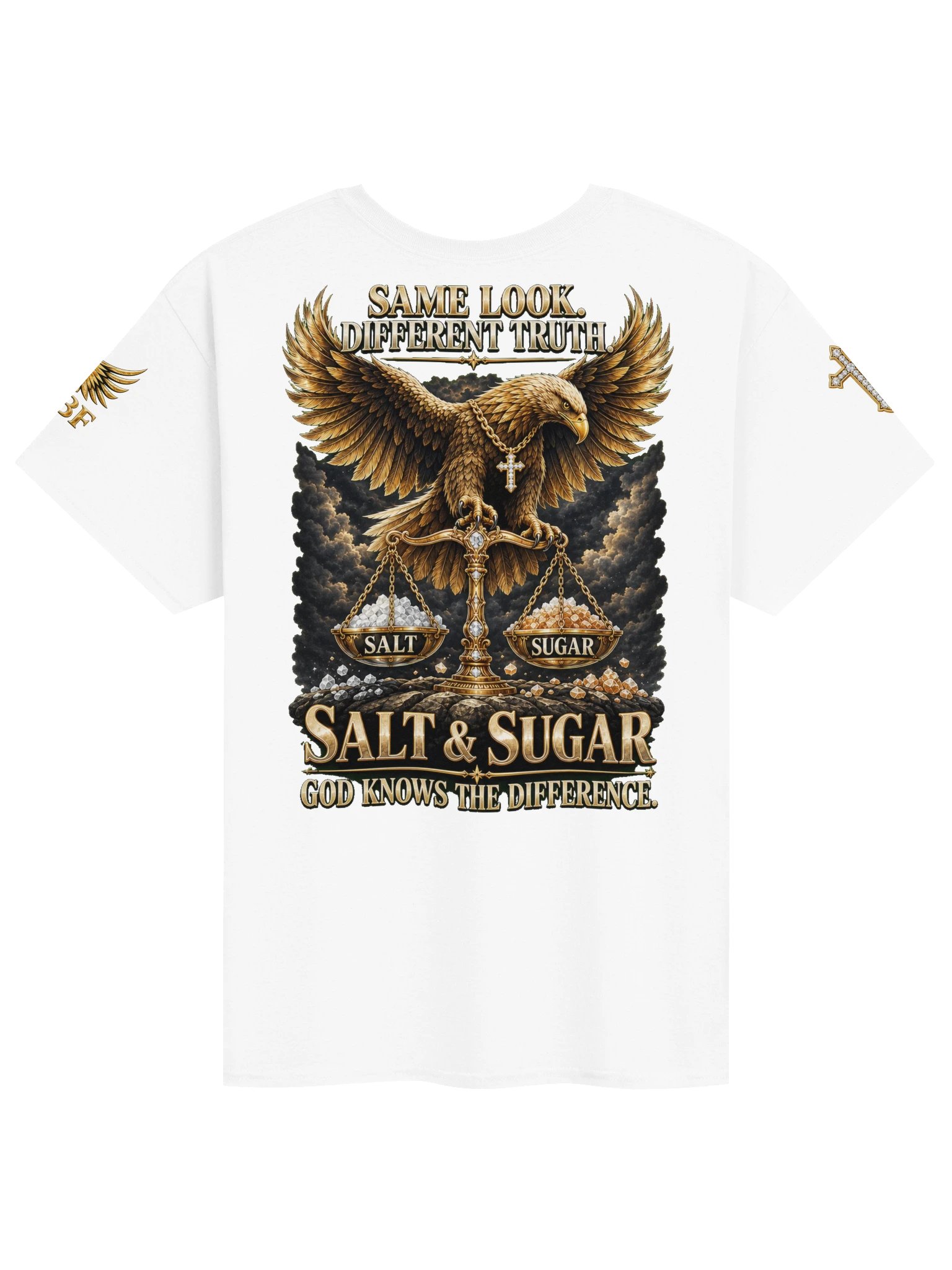RBF Salt & Sugar — Different Truth White Tee product image (2)
