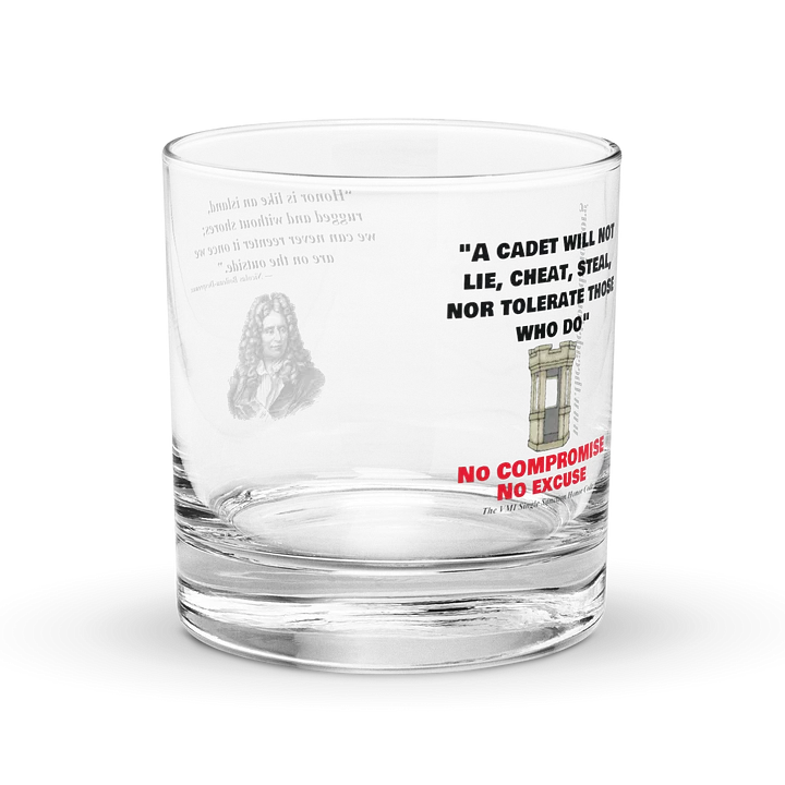Honor Code Rocks Glass product image (1)
