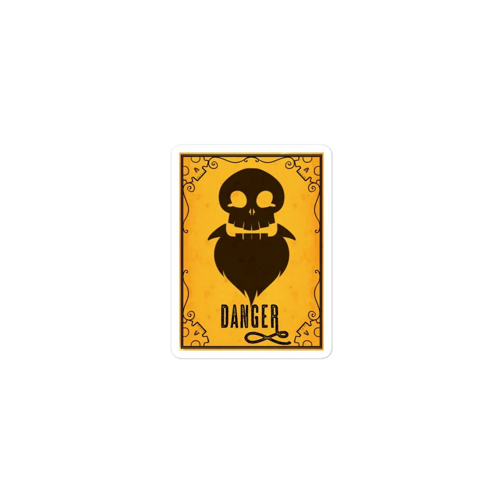 Danger Die-Cut Magnet product image (1)
