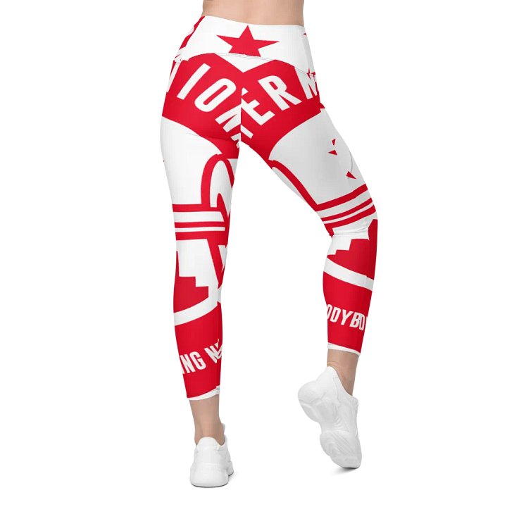 IFBNewsfeed.Org's All-Over Print Crossover Leggings with Pockets product image (2)
