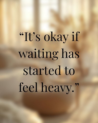 A gentle prayer for waiting fatigue.

For weariness in delay and unanswered hopes.

Save this for a quiet moment when the wai...
