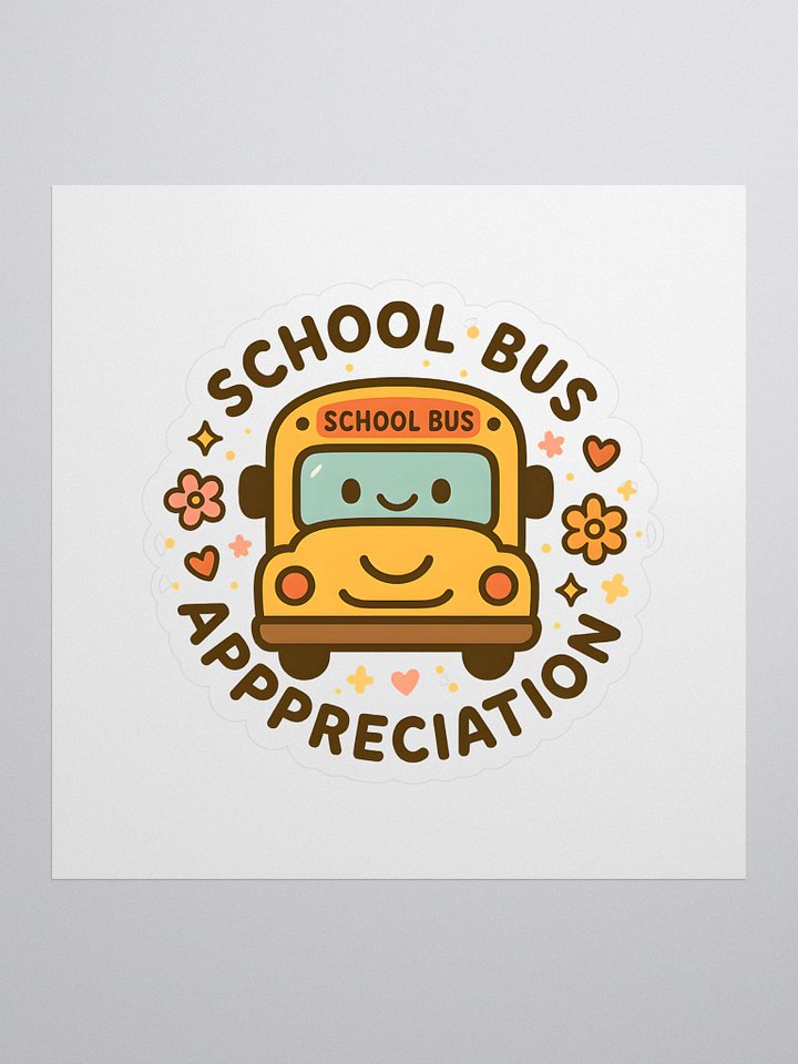 SCHOOL BUS STICKER product image (1)