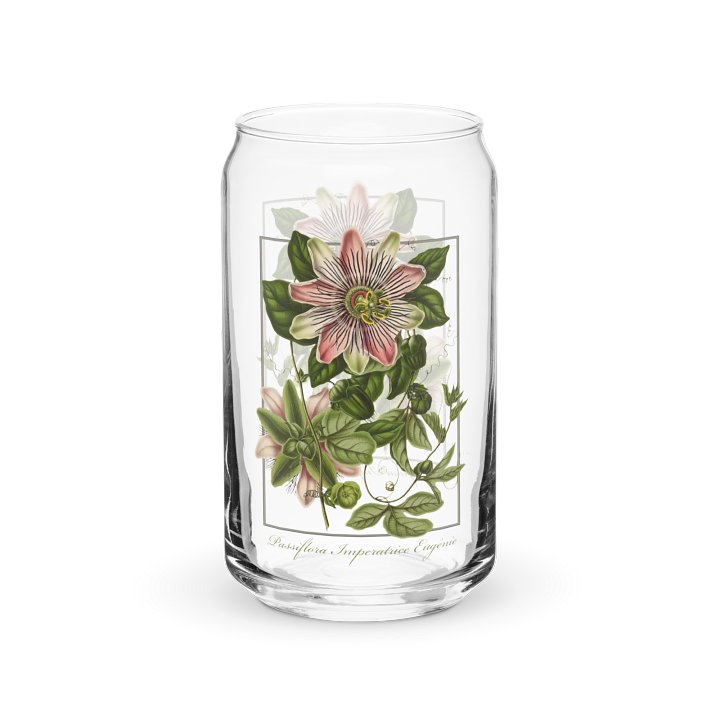 Passionflower (Passiflora imperatrice eugénie) Glass product image (1)