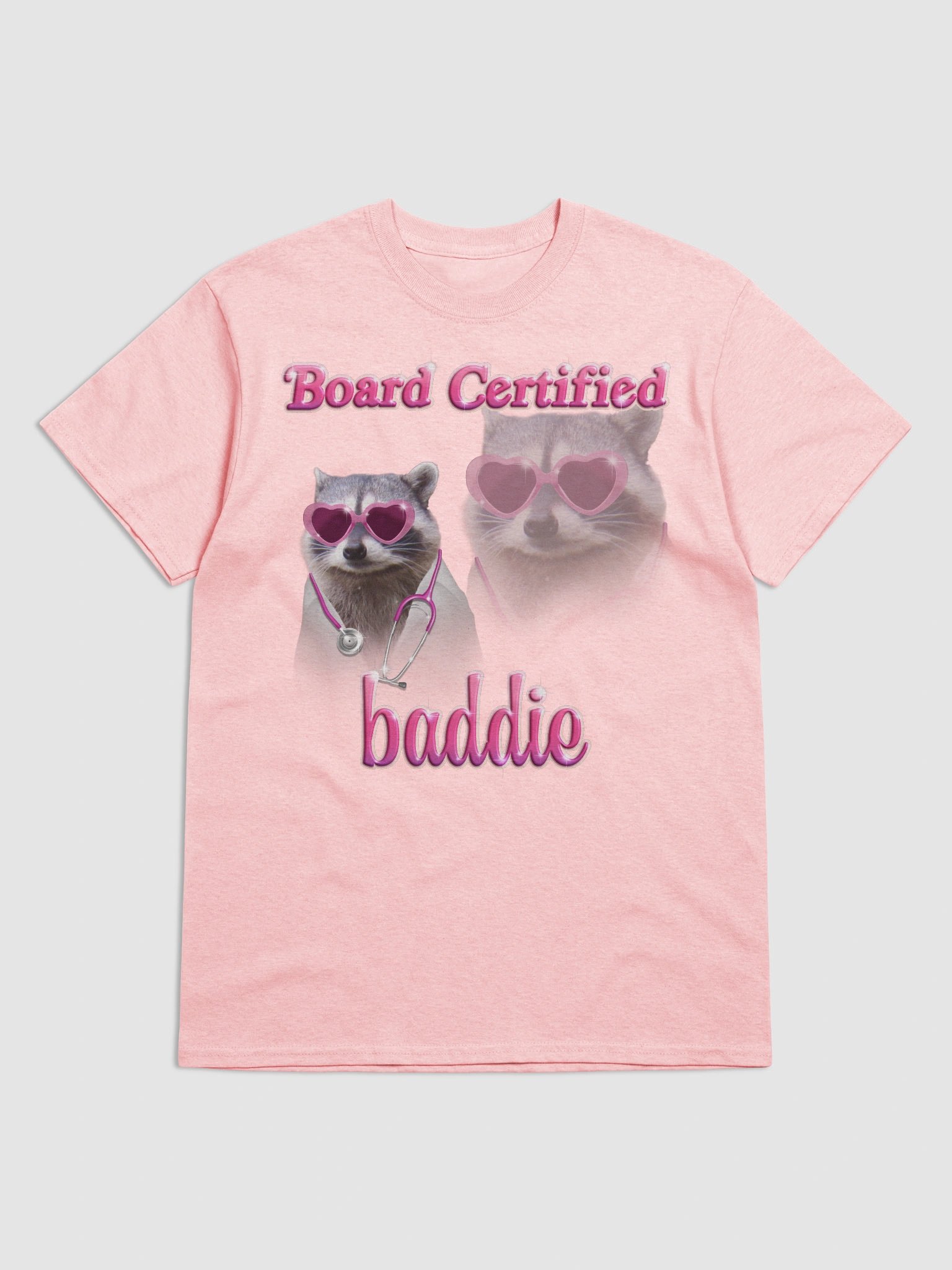 Board Certified Baddie - Doctor Raccoon T-shirt product image (25)