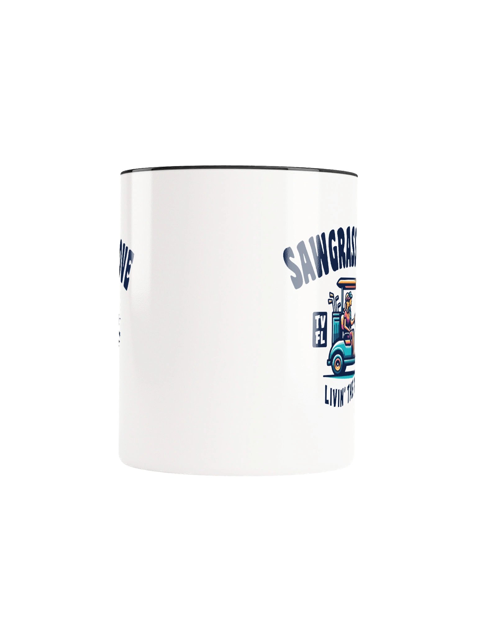 Sawgrass Grove TV Florida USA Fun Golf Cart Design Coffee Mug product image (5)