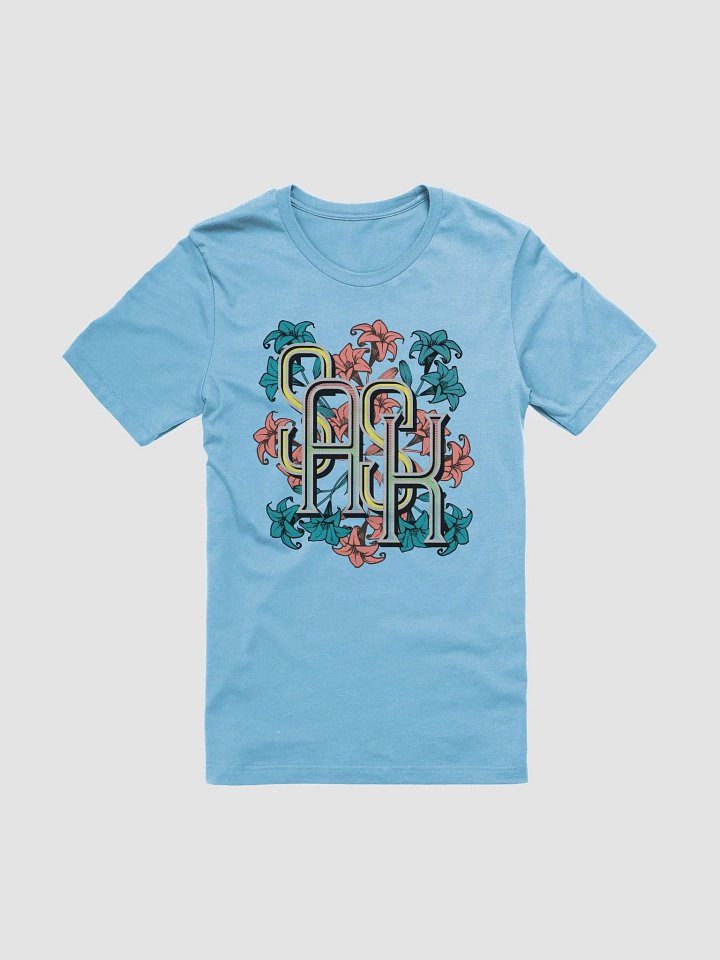 Sask Saskatoon Saskatchewan Flower Floral Fusion Graphic Tee product image (1)