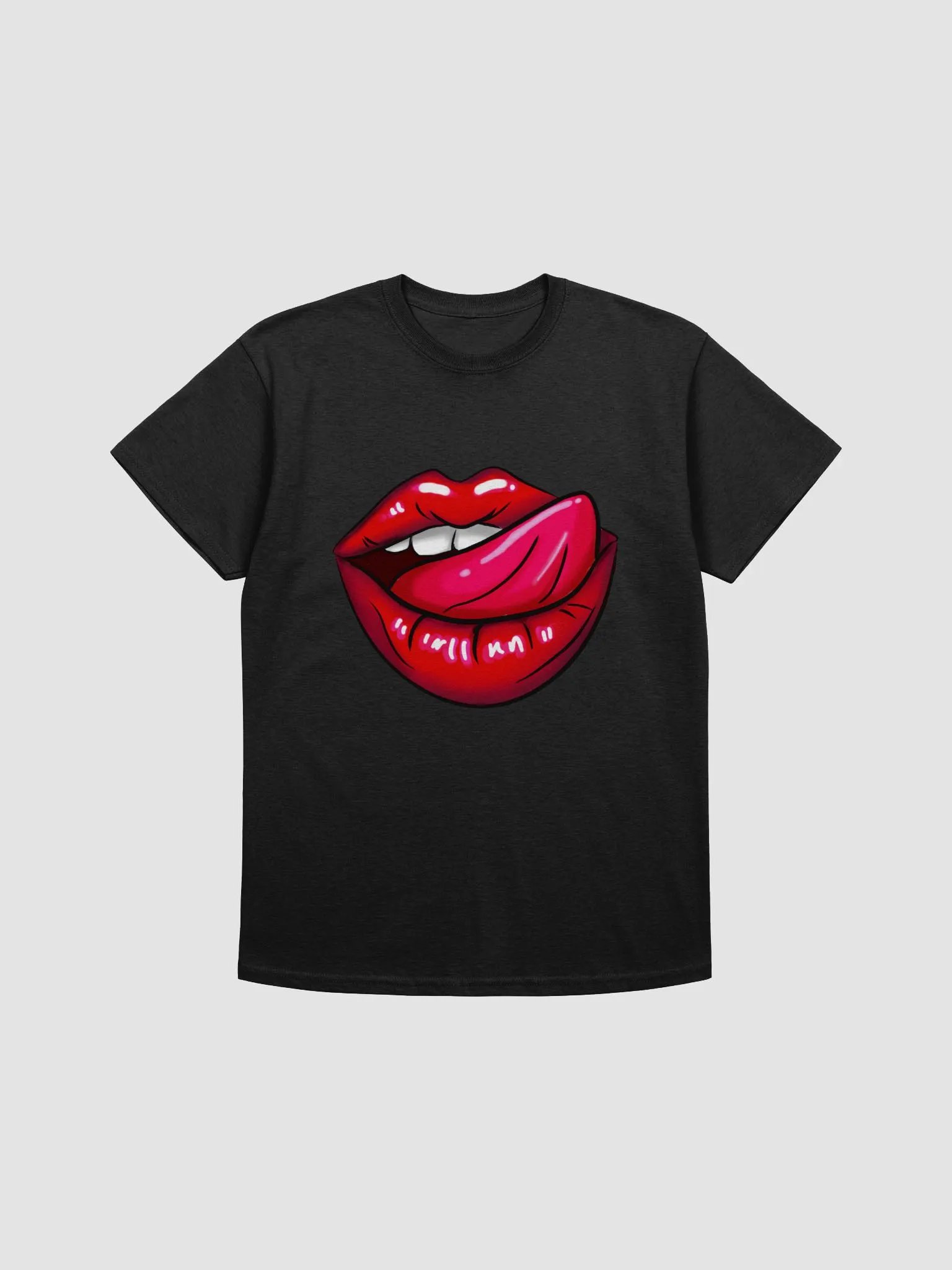 Lips Printed T-shirt product image (1)