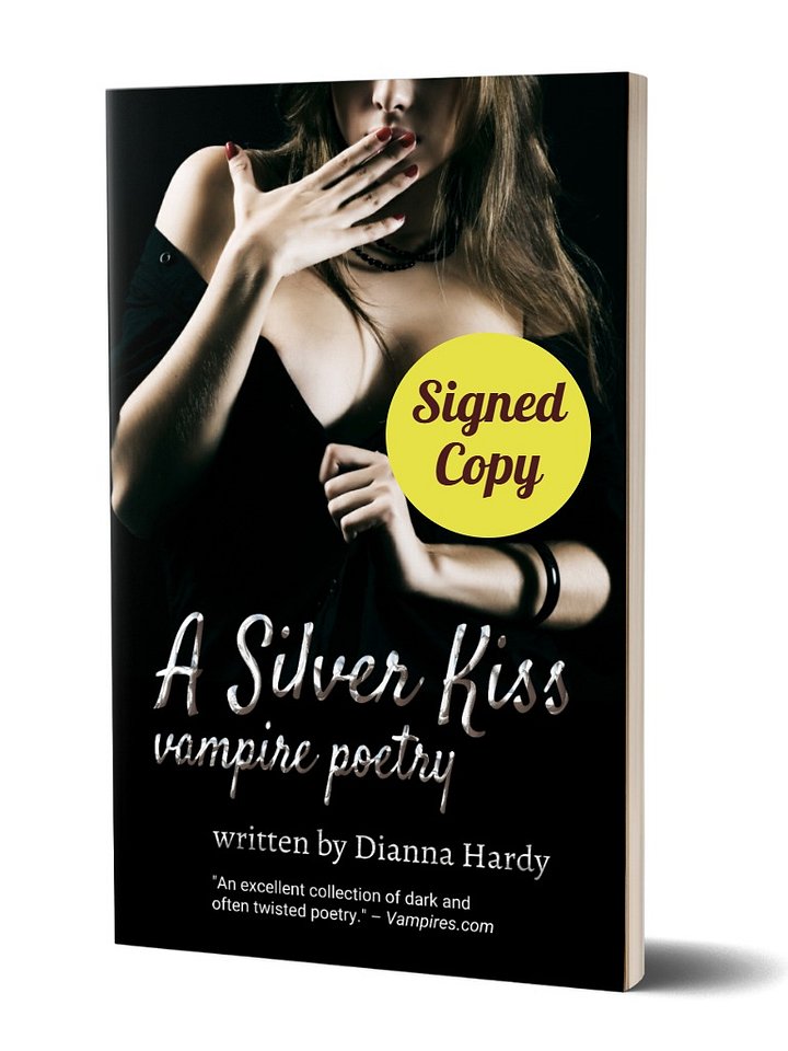 A Silver Kiss: Vampire Poetry, signed paperback product image (1)