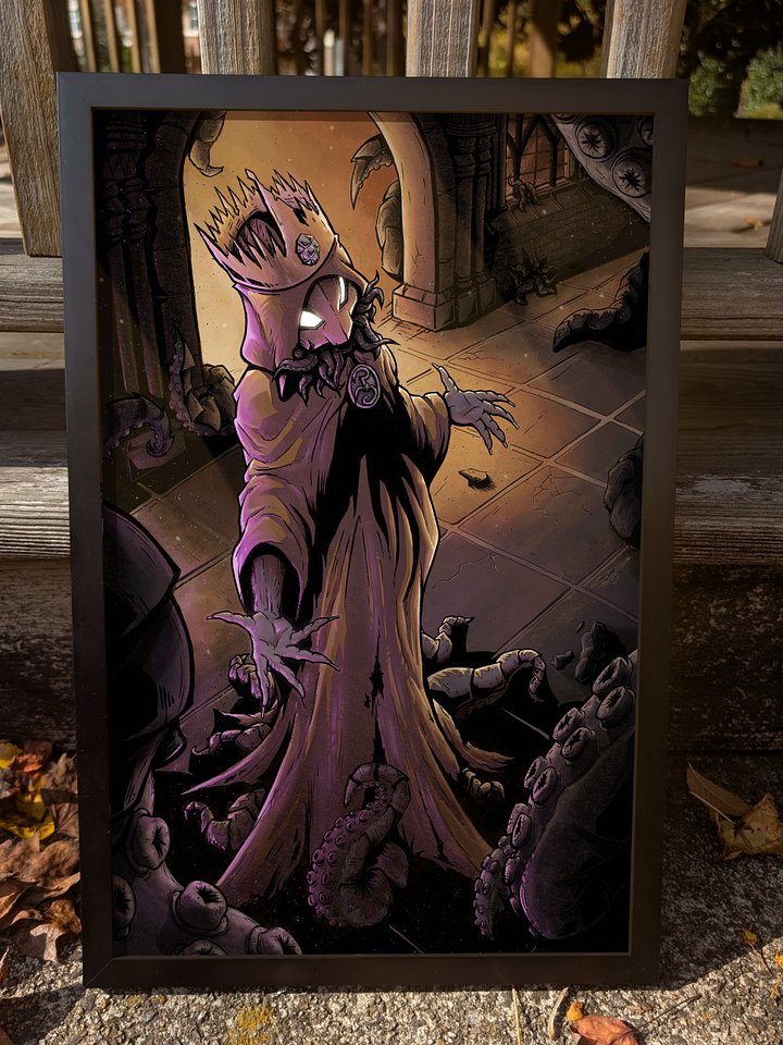 "Halstur, the Yellow King" | Lovecraft Art Print product image (1)