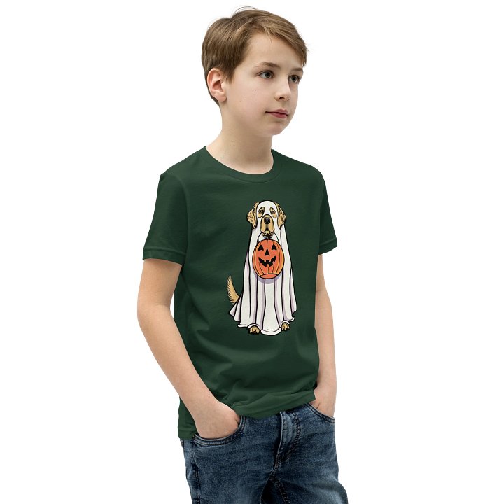 Halloween Golden Retriever Youth T-Shirt product image (2)