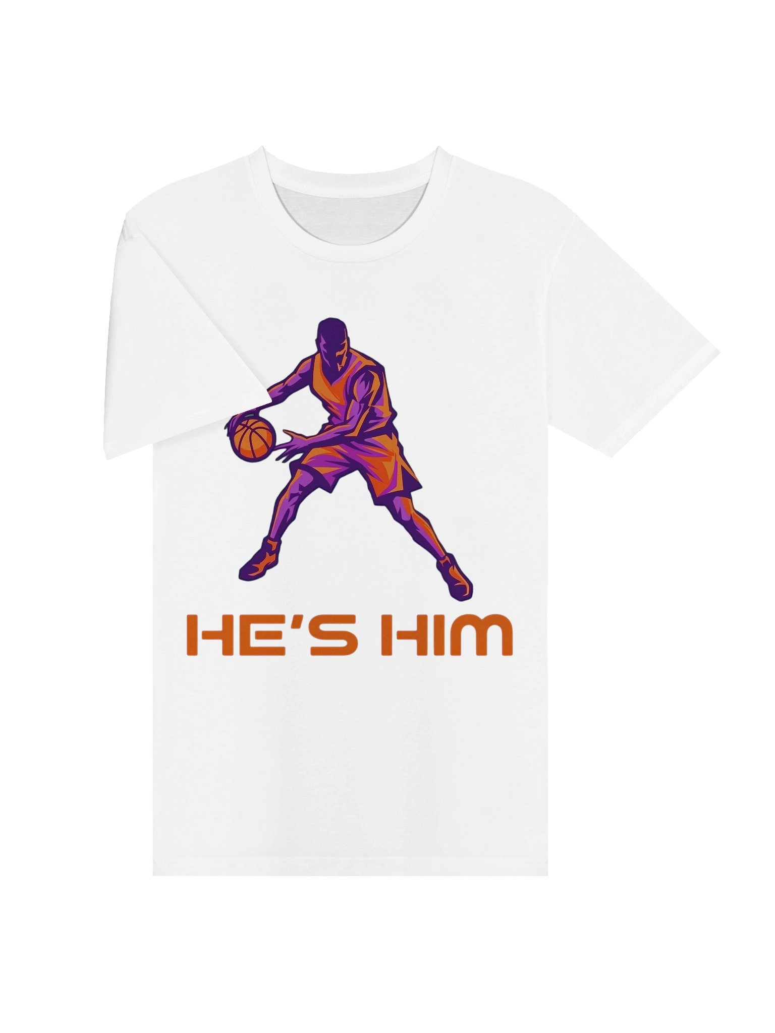 HE'S HIM Basketball Player Silhouette T-Shirt product image (3)