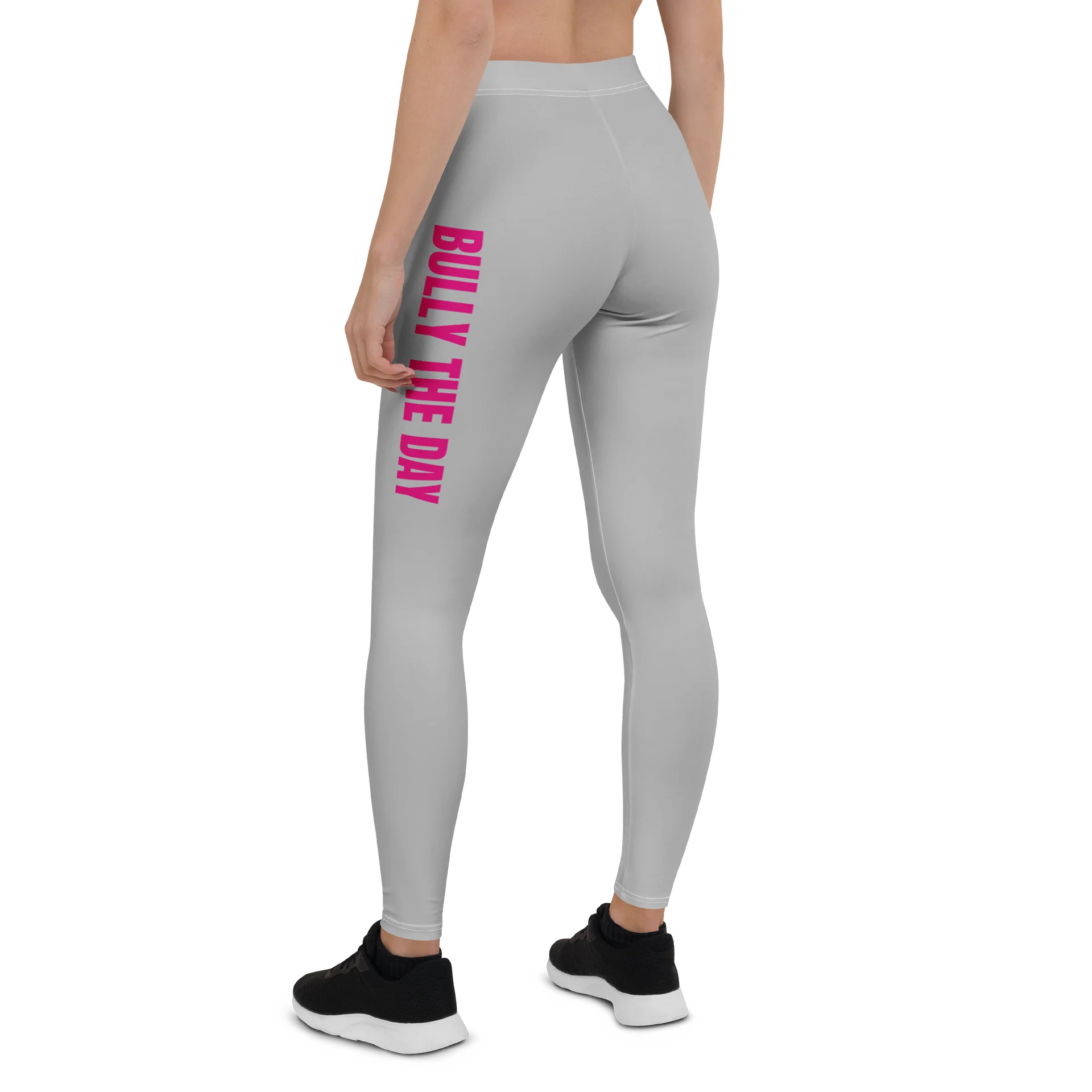 Bully The Day Leggings - Gray/Pink product image (1)