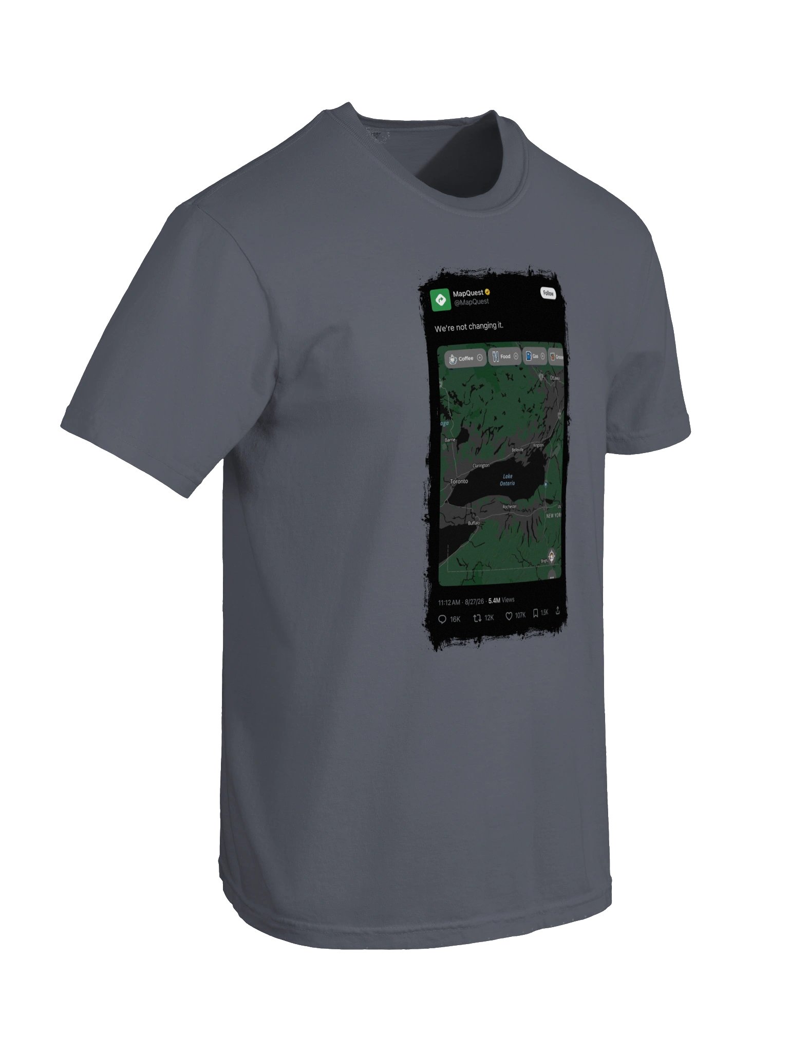 We’re Not Changing It MapQuest Tee product image (11)