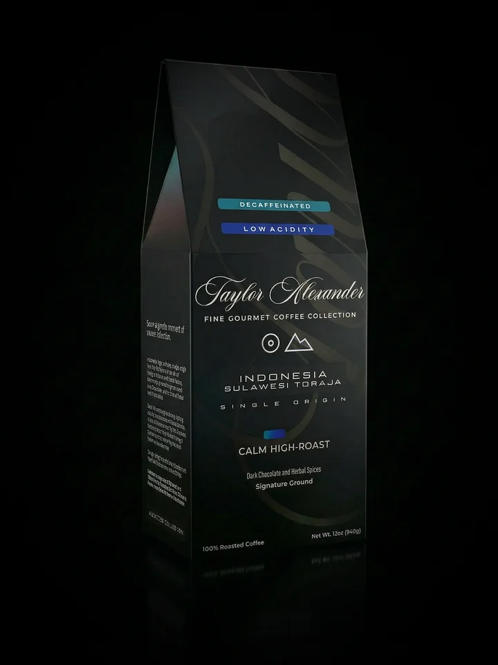▣ Calm High-Roast, Decaf. Medium Single Origin product image (1)