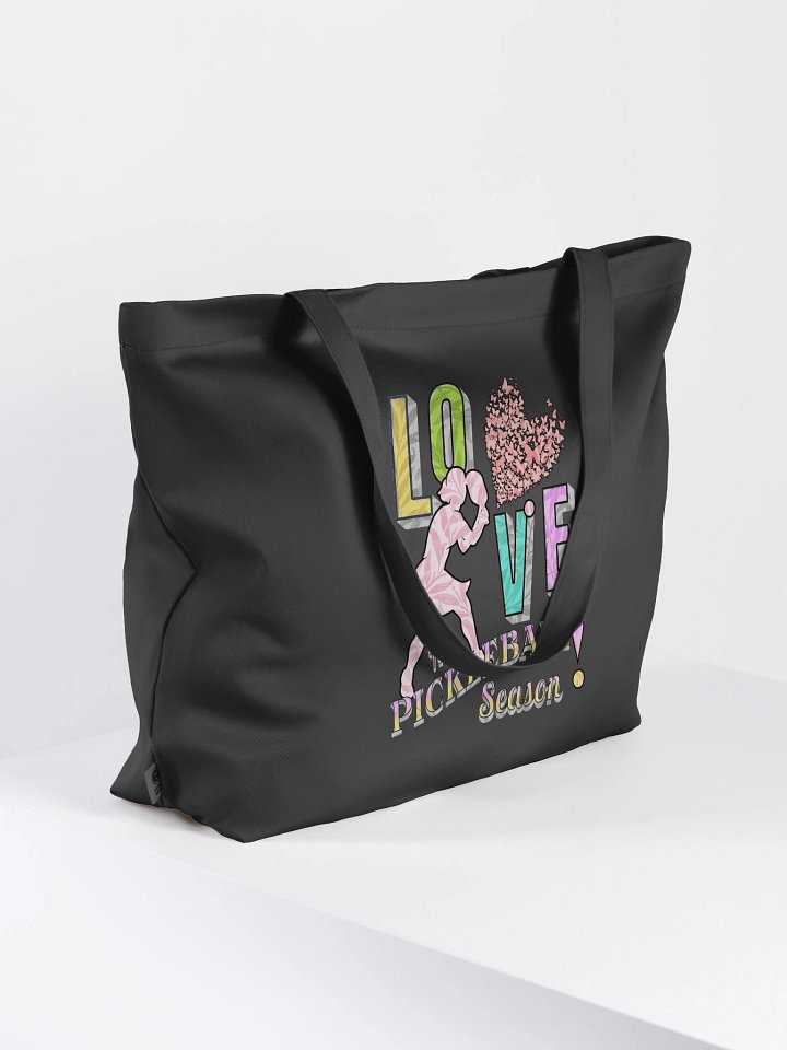 Love My Pickleball Season Female Eco-Friendly Canvas Bag product image (1)