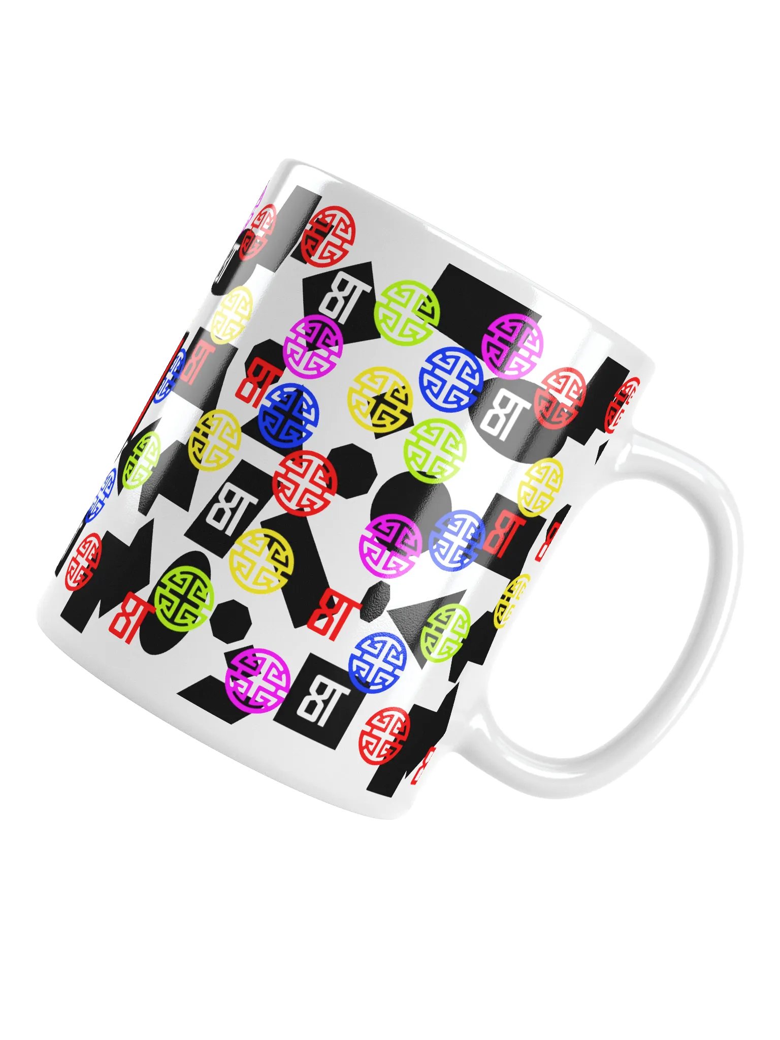 8T Sips Minimal White Glossy Mug product image (4)