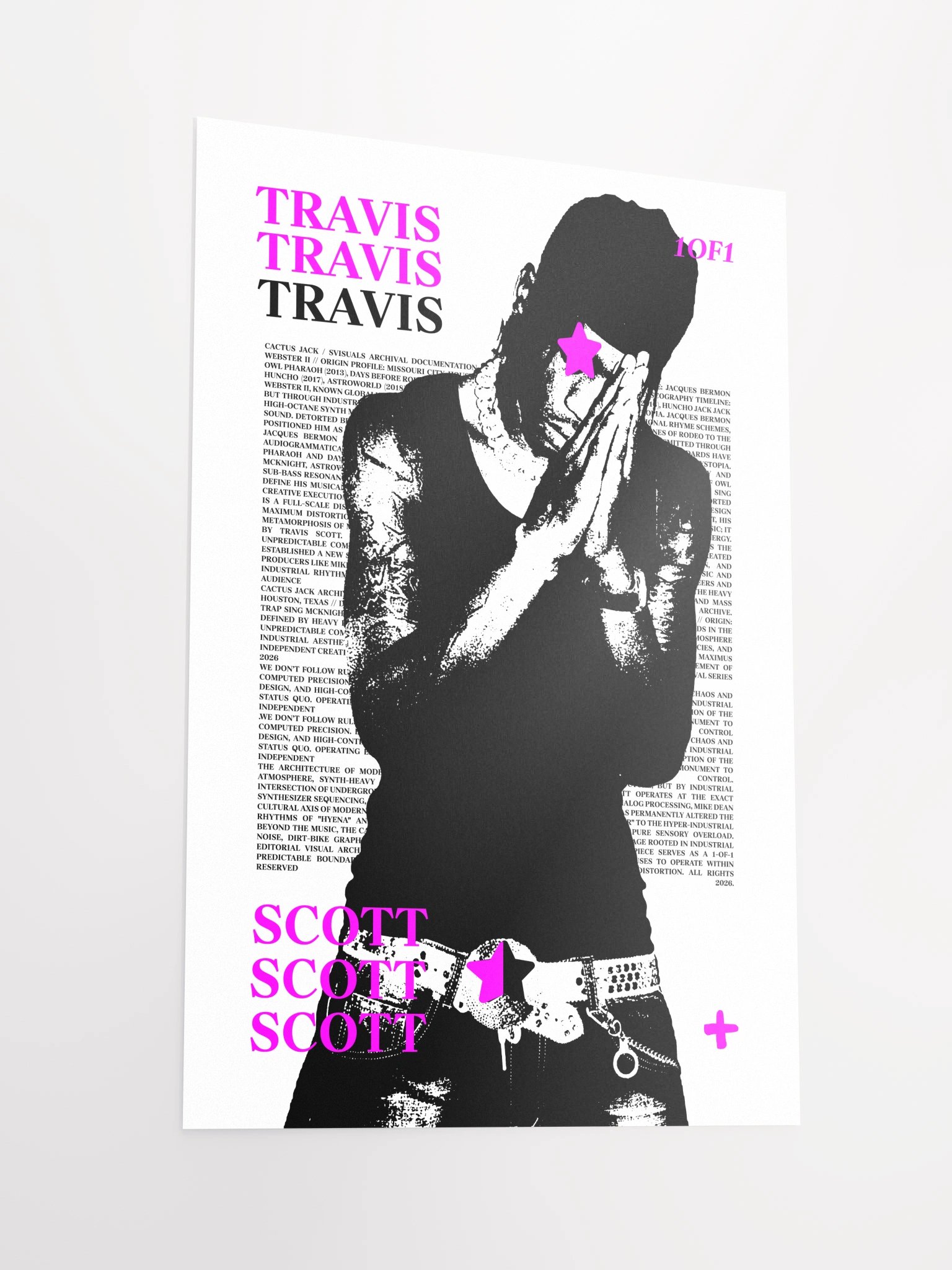 TRAVIS TRIBUTE POSTER product image (2)