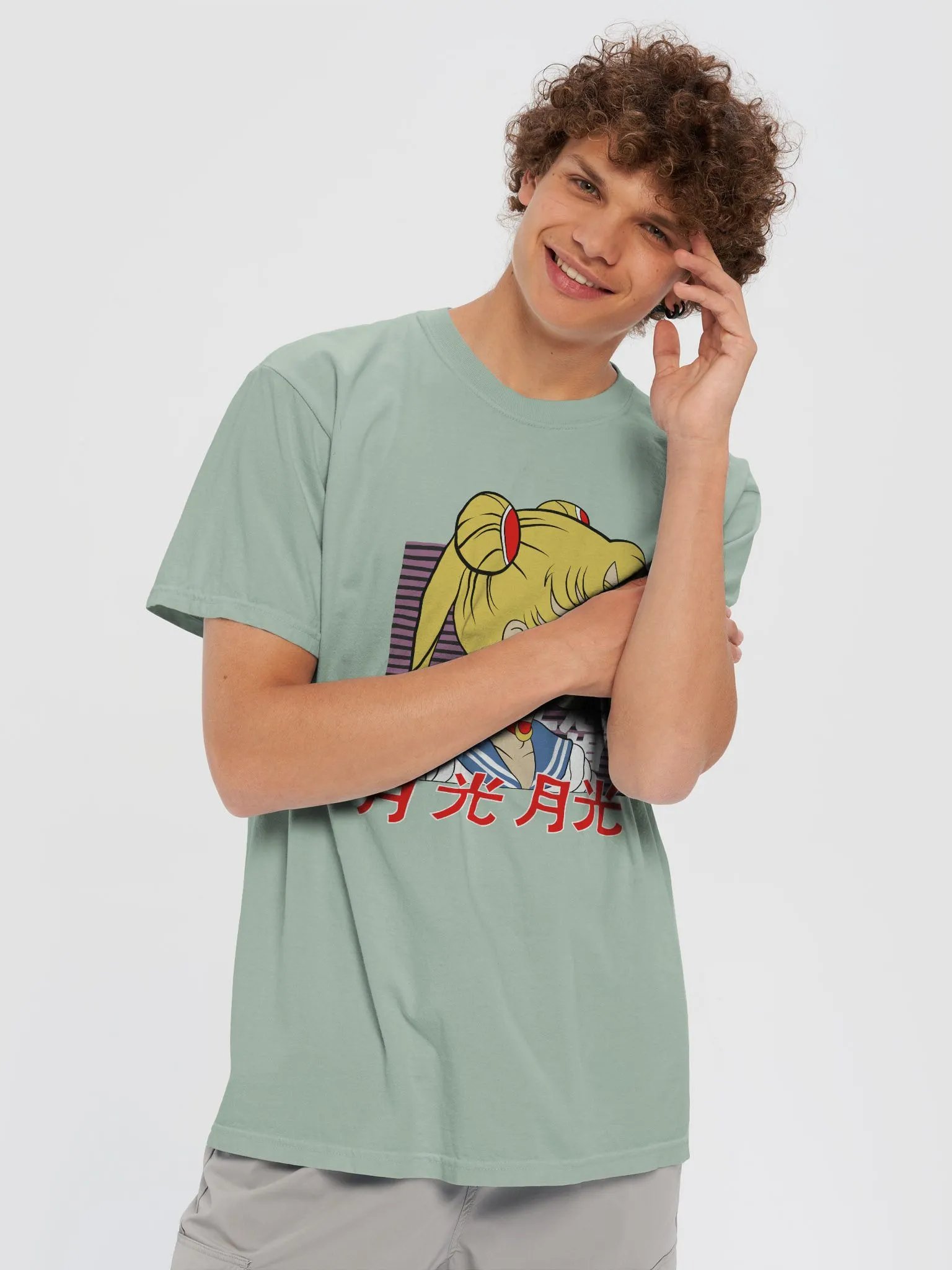 Sailor Moon Retro Profile Design with Bold Lunar Script product image (66)