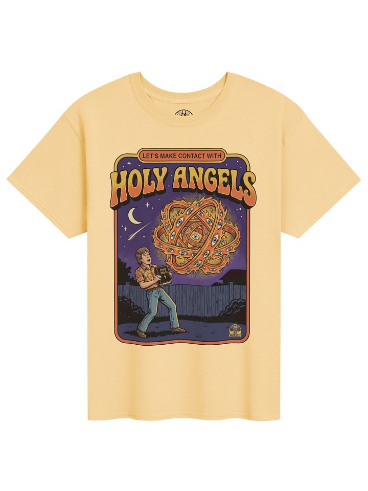 "Let's Make Contact With Holy Angels" Tee product image (4)