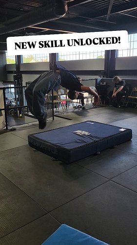 🚨NEW SKILL UNLOCKED🚨

After many months of practice, one of our Parkids unlocked their BACK HANDSPRING skill! Way to go! 💪

S...