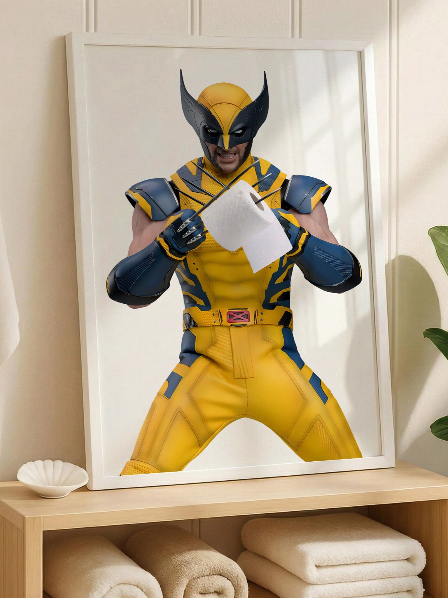 Wolverine Bathroom Wall Art product image (2)