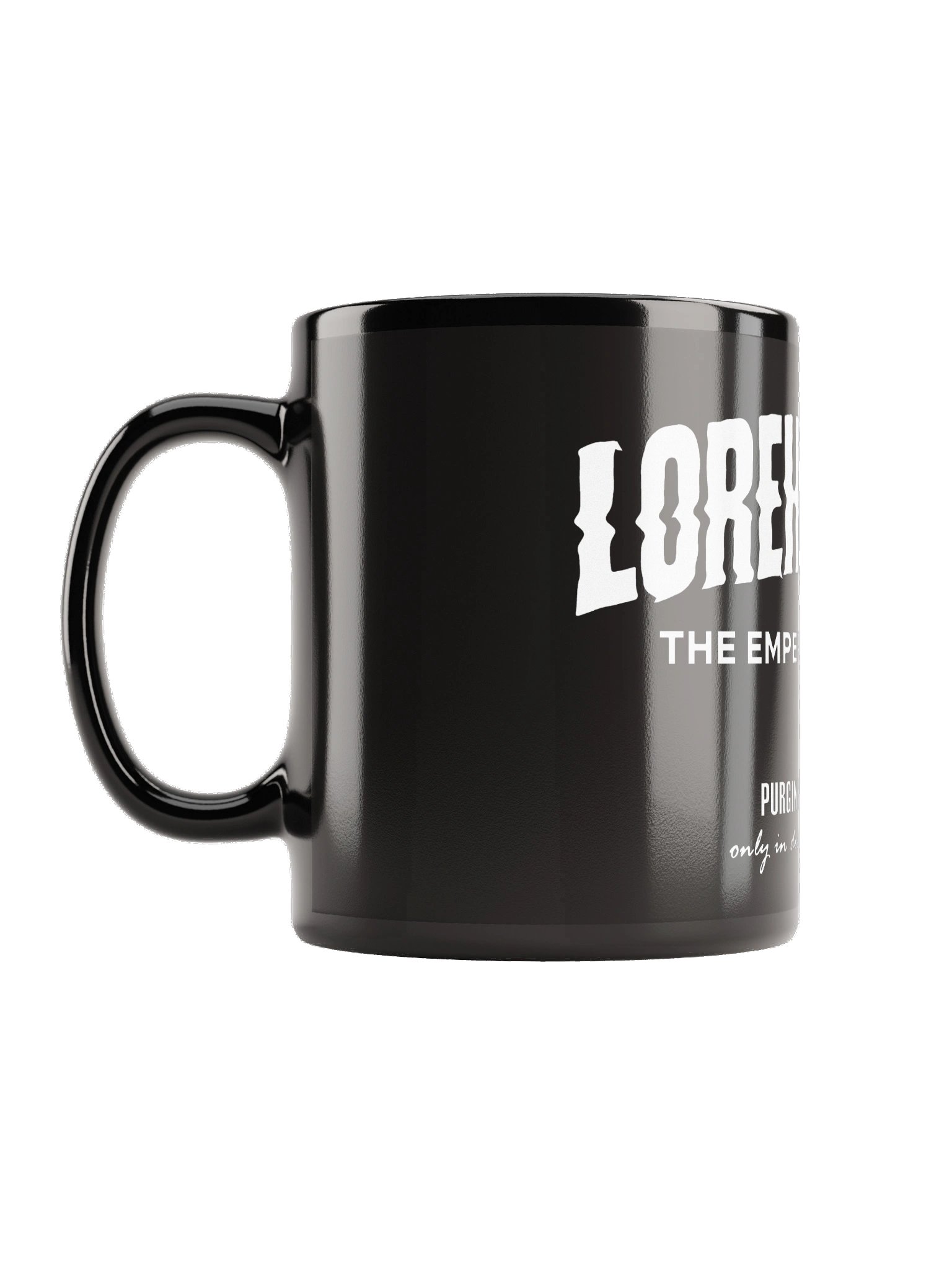 CHOSEN BLACK CERAMIC MUG product image (3)