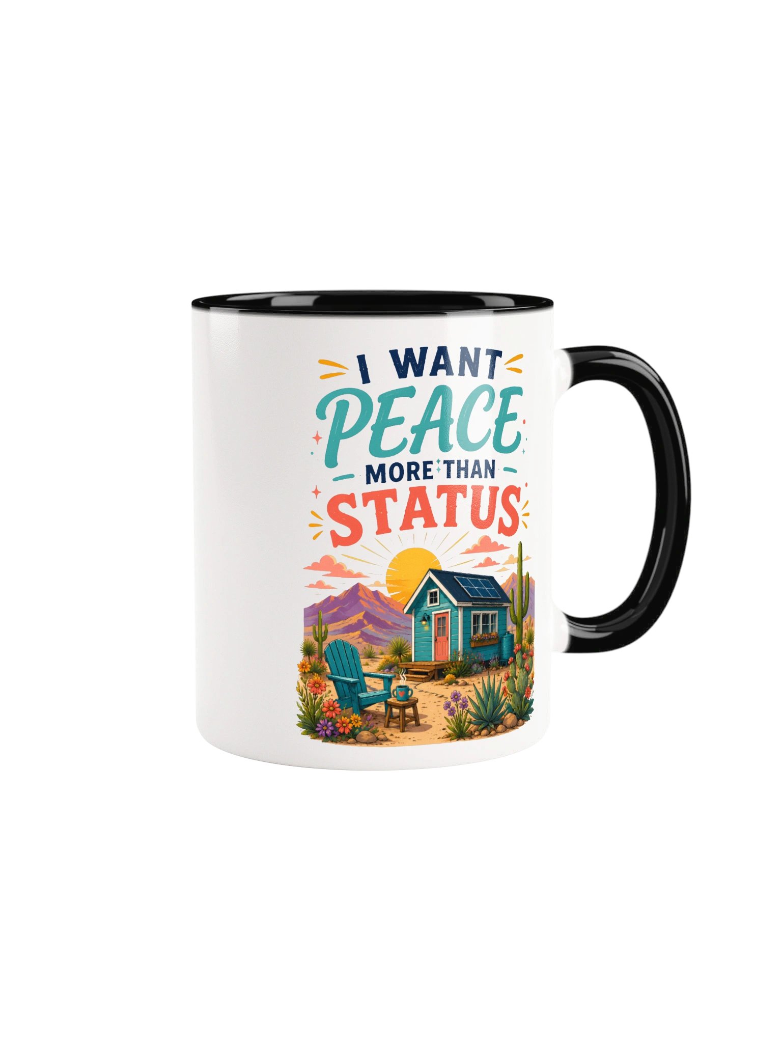 I Want Peace More Than Status Mug product image (3)