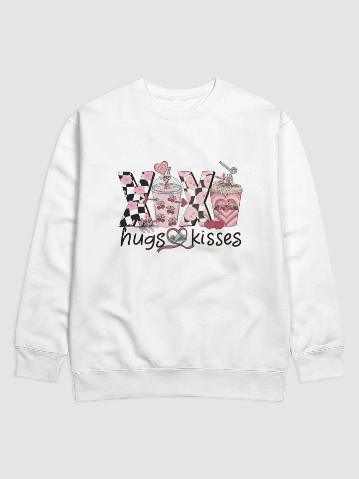 Hugs and Kisses Retro Premium Sweatshirt product image (1)