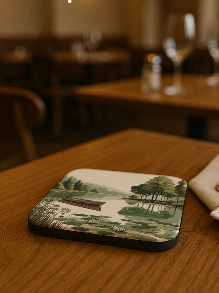 Lily Lake Cork Coaster product image (1)