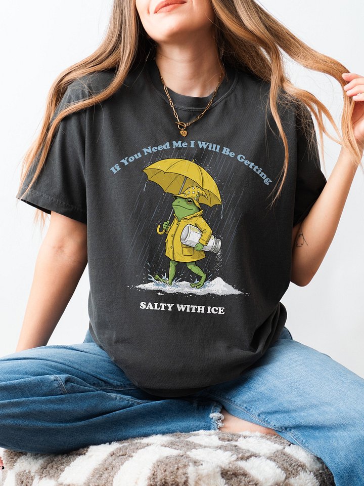 Salty Girl Parody Frog T-Shirt, Long Sleeve, Melt ICE, Anti ICE, Funny, Progressive Shirt product image (1)